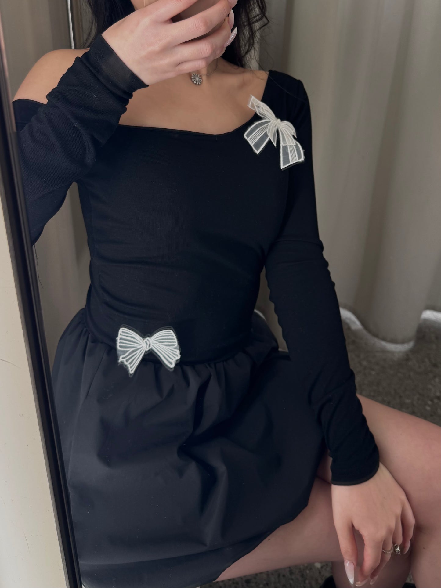 ONESHOULDER BALLON DRESS